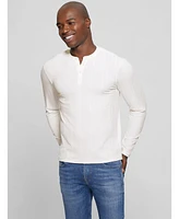 Guess Men's Brentwood Rib Knit Henley T-shirt