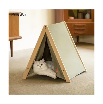 Robotime Pet Portable Folding Tent - Cat Hammock House Easy Assembly for Dogs and Cats