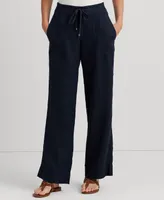 Lauren Ralph Lauren Petite Wide-Leg Linen Pants