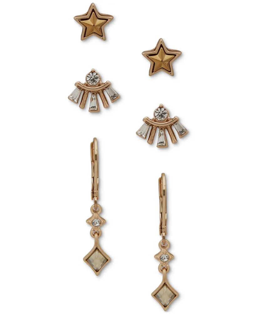 Lonna & lilly Gold-Tone Beaded Threader Earrings