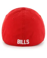 Men's '47 Brand Red Buffalo Bills Gridiron Classics Franchise Legacy Fitted Hat