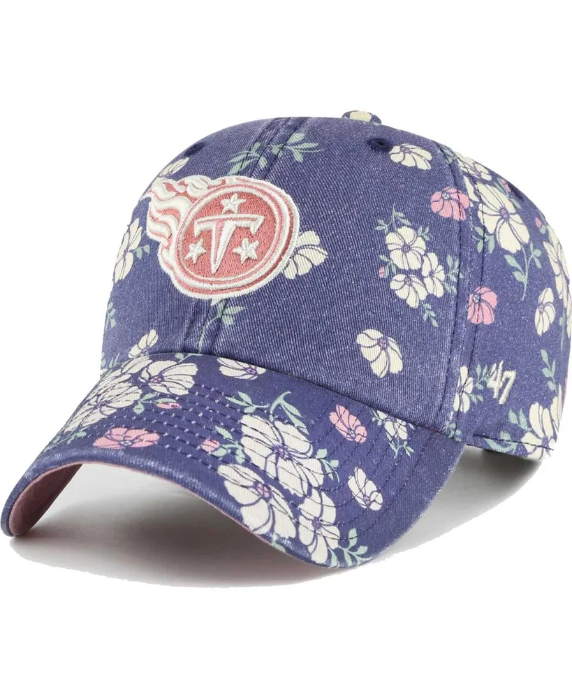 Women's '47 Brand Navy Tennessee Titans Primrose Clean Up Adjustable Hat