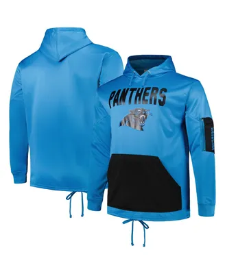 Men's Fanatics Blue Carolina Panthers Big and Tall Pullover Hoodie