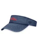 Men's Top of the World Navy Ole Miss Rebels Terry Adjustable Visor