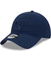 Men's New Era Navy Milwaukee Brewers Color Pack 9TWENTY Adjustable Hat