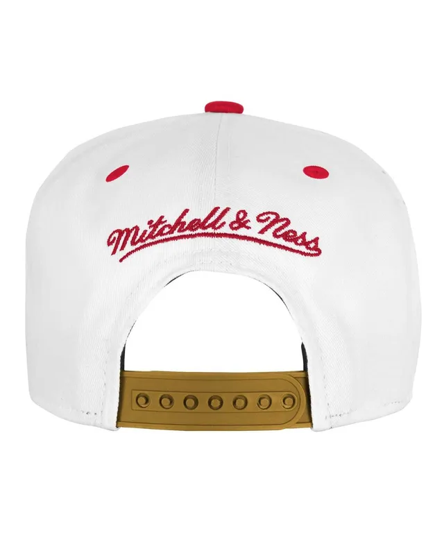 Youth Mitchell & Ness Black San Francisco 49ers Times Up Precurved Trucker  Adjustable Hat