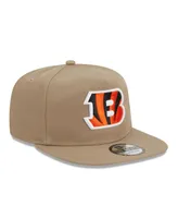 Men's New Era Tan Cincinnati Bengals Golfer Snapback Hat