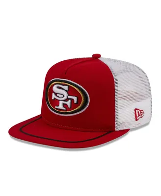 Men's New Era Scarlet, White San Francisco 49ers Original Classic Golfer Adjustable Hat