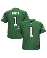 Nike Infant Boys and Girls Jalen Hurts Kelly Philadelphia Eagles Alternate Game Jersey