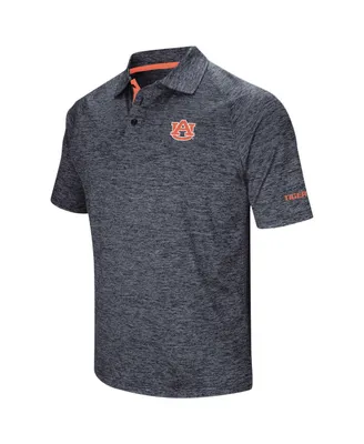 Men's Colosseum Navy Auburn Tigers Big and Tall Down Swing Polo Shirt