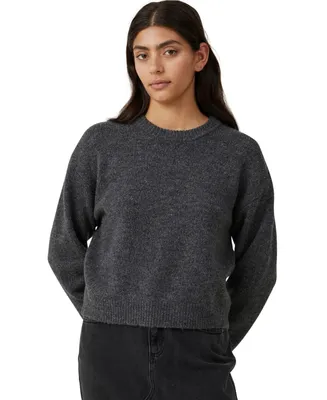 Cotton On Women's Everything Crew Neck Pullover Sweater