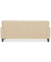 Ashlinn 84" Pastel Leather Sofa, Created for Macy's