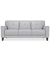 Closeout! Ashlinn 84" Pastel Leather Sofa, Created for Macy's