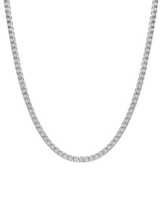 Men's Diamond 24" Tennis Necklace (4 ct. t.w.) in Sterling Silver