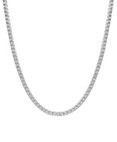 Men's Diamond 24" Tennis Necklace (4 ct. t.w.) in Sterling Silver