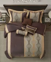Kath 7-Piece Comforter Set, Brown