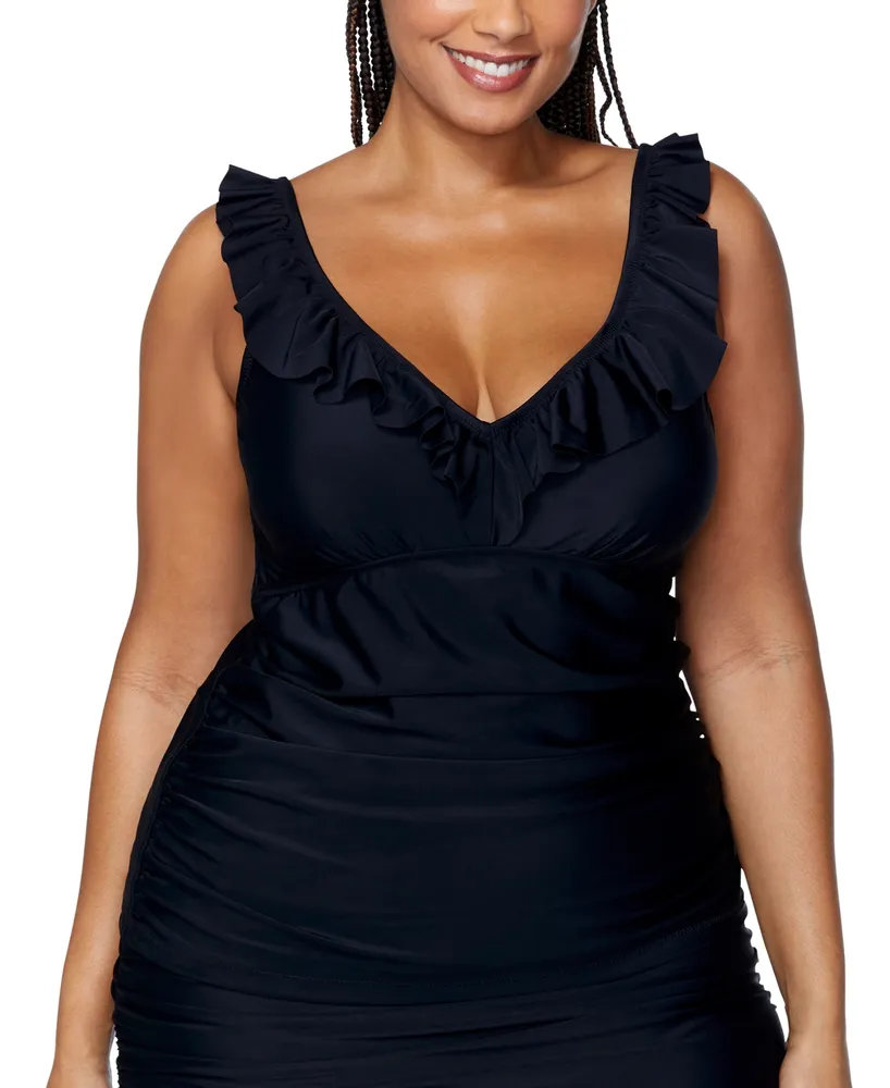 Raisins Curve Plus Andressa Tankini Top