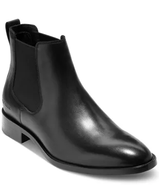 Cole Haan Men's Hawthorne Leather Pull-On Chelsea Boots