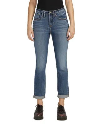 Silver Jeans Co. Women's Beau High-Rise Slim-Leg Denim Jeans