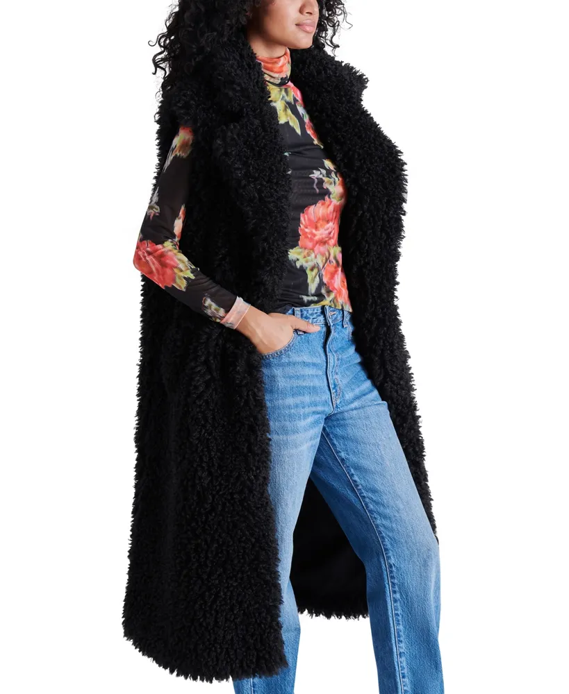 Steve Madden Women's Giada Faux-Fur Vest