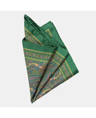 Elizabetta Men's Garibaldi - Large Silk Pocket Square for Men