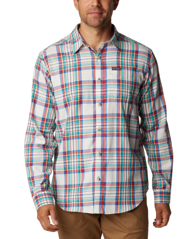 Columbia Vapor Ridge Iii Long Sleeve Shirt in Green for Men