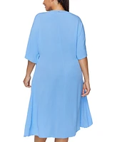 Raisins Curve Plus Size Paraiso Twist Cover Up Dress