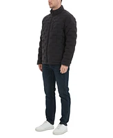 Outdoor United Men's Stretch Seamless Brick Quilted Full-Zip Puffer Jacket