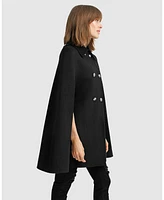 Belle & Bloom Women's On My Mind Wool Blend Cape Coat