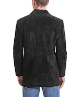 Bgsd Men Robert Three-Button Suede Leather Blazer