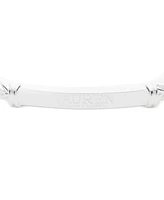 Lauren Ralph Lauren Logo Rope Bangle Bracelet in Sterling Silver