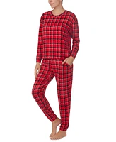 Sanctuary Woman's 2-Pc. Long-Sleeve Jogger Pajamas Set