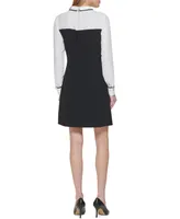 Tommy Hilfiger Petite Colorblocked Layered-Look Dress