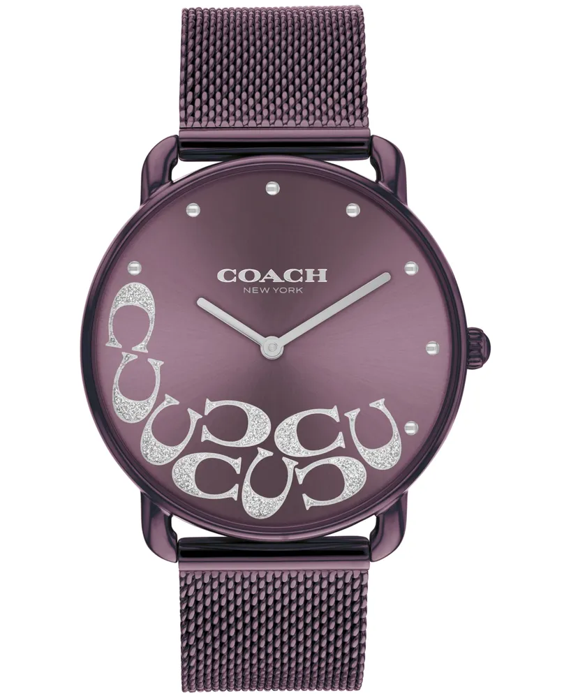 Coach Women's Elliot Stainless Steel Mesh Watch 36mm