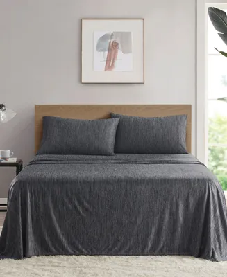 Urban Habitat Comfort Cool Jersey Knit Nylon Blend -Piece Sheet Set