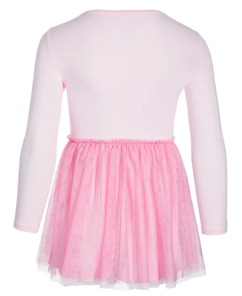Epic Threads Toddler & Little Girls Long-Sleeve Rainbow Tulle Dress, Created for Macy's