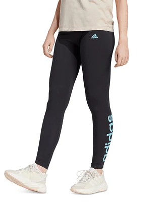 adidas Women's Linear-Logo Full Length Leggings