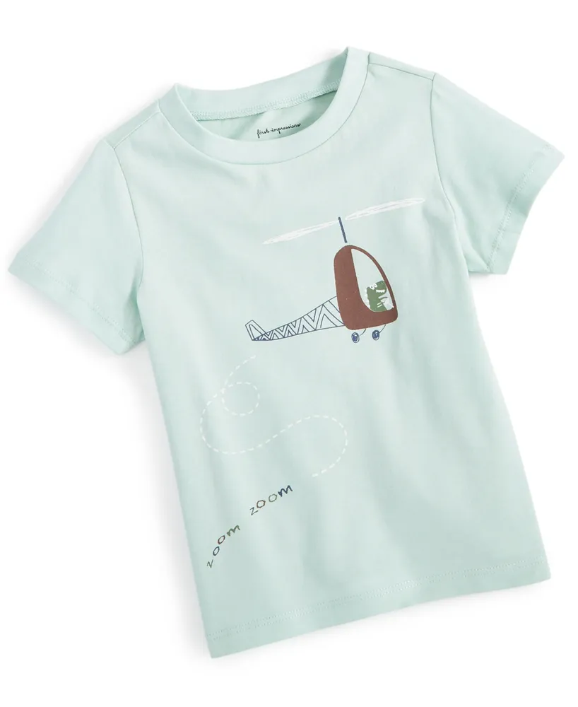 First Impressions Baby Boys Airplane Zoom T Shirt, Created for Macy's