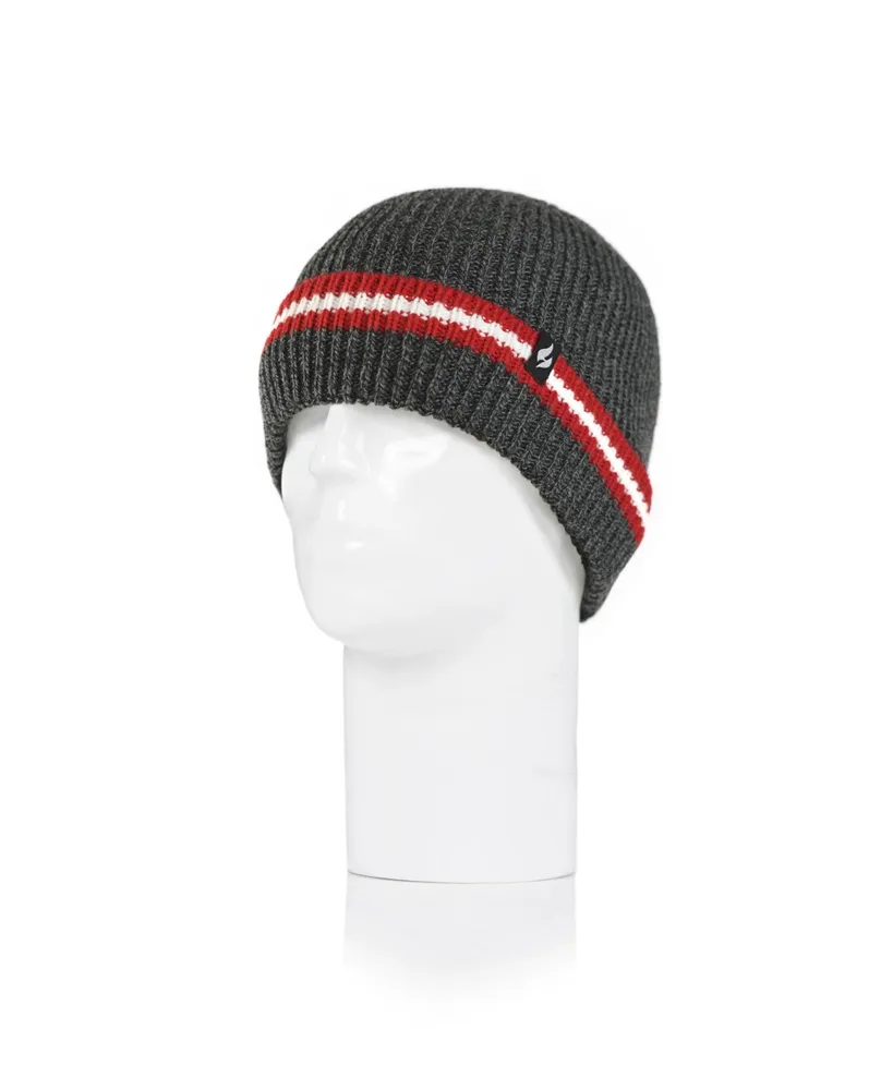 Heat Holders Men's Simon Rib Knit Roll Up Hat