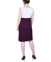 Ny Collection Petite Two Piece Jacket and Dress Set