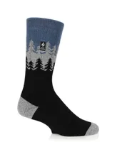 Heat Holders Men's Ultra Lite Balsam Trees Crew Sock