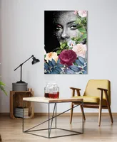 Empire Art Direct "Earth Goddess I" Frameless Free Floating Tempered Glass Panel Graphic Wall Art, 32" x 48" x 0.2" - Multi