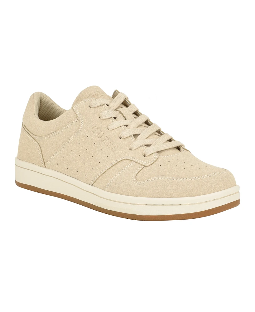 Guess Men's Lensa Low Top Lace-Up Court Sneakers