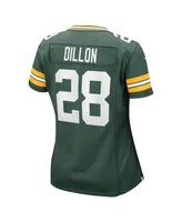 Women's Nike Aj Dillon Green Green Bay Packers Game Jersey