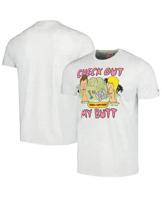 Men's and Women's Homage Ash Beavis and Butt-Head Tri-Blend T-shirt