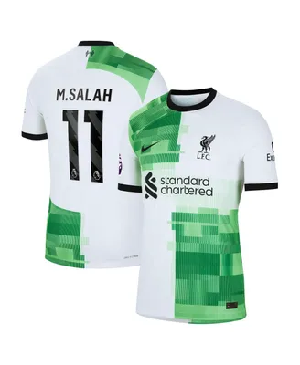 Men's Nike Mohamed Salah White Liverpool 2023/24 Away Authentic Player Jersey