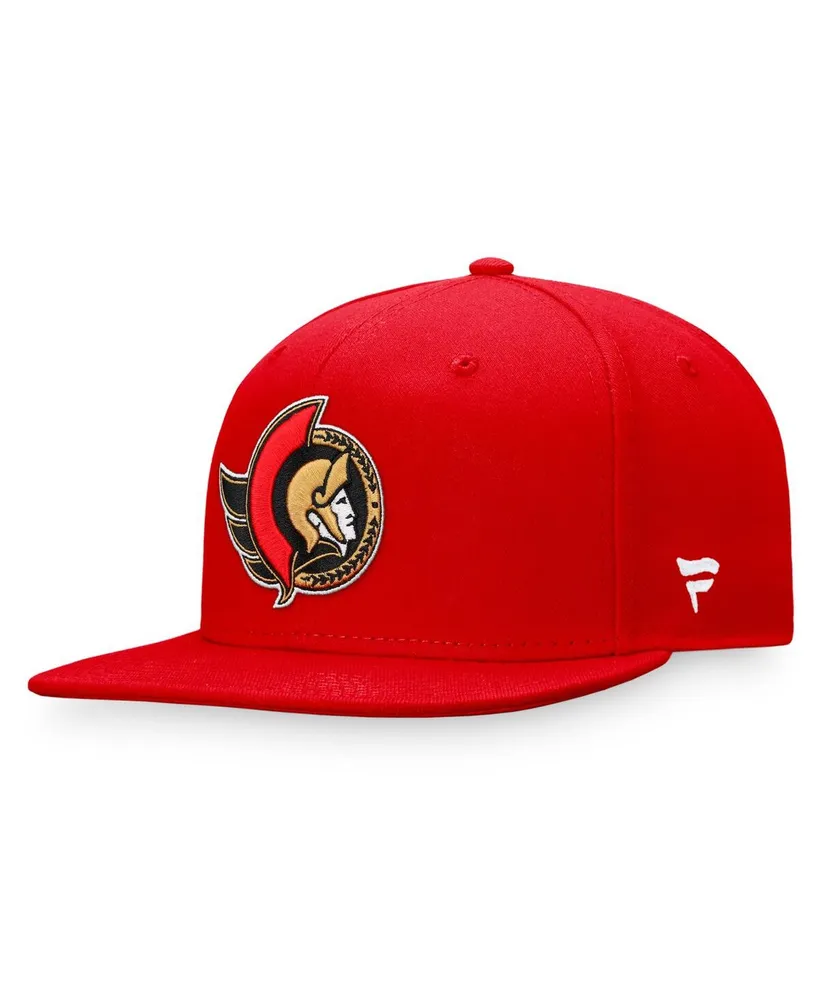 Men's Fanatics Red Ottawa Senators Core Primary Logo Fitted Hat