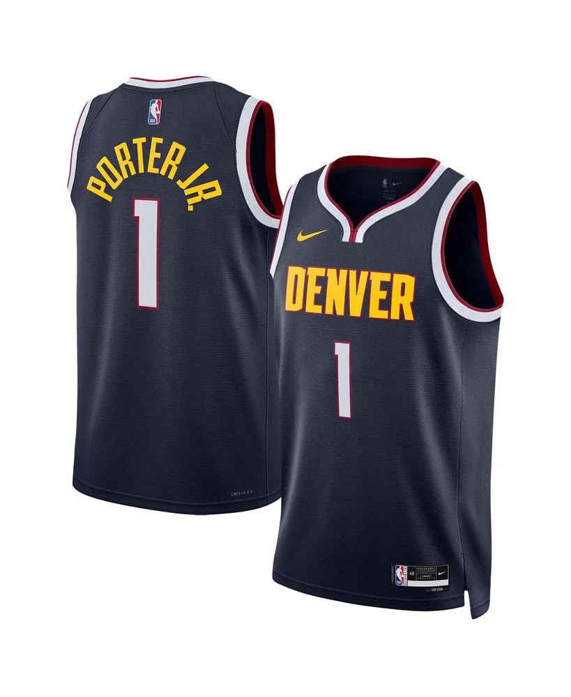 Men's and Women's Nike Michael Porter Jr. Navy Denver Nuggets Swingman Jersey - Association Edition