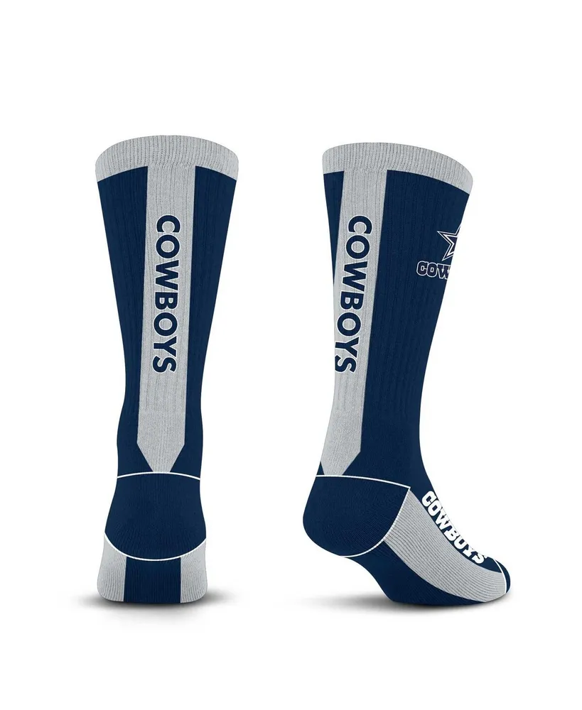 Men's and Women's For Bare Feet Dallas Cowboys Mvp Classic Crew Sock