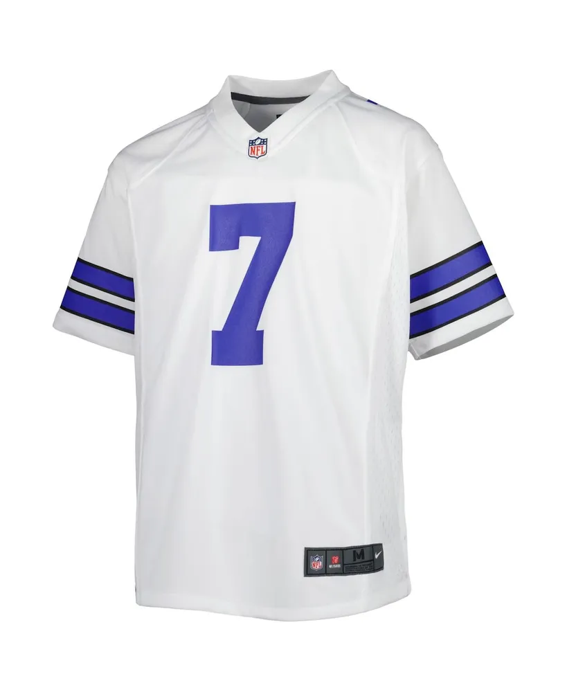 Big Boys Nike Trevon Diggs White Dallas Cowboys Game Jersey